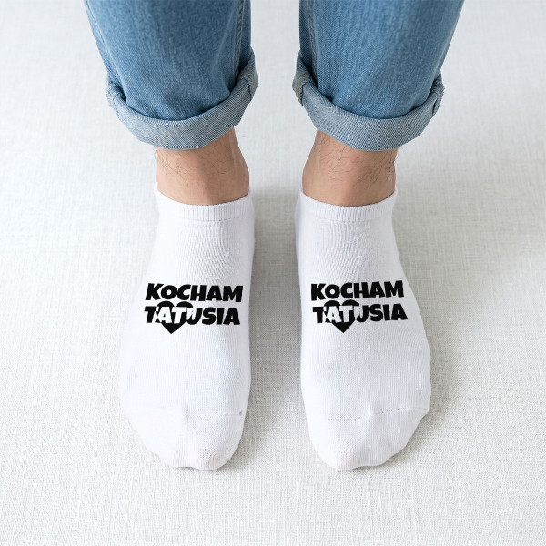 Krótkie skarpetki męskie "Kochany tatusiu"