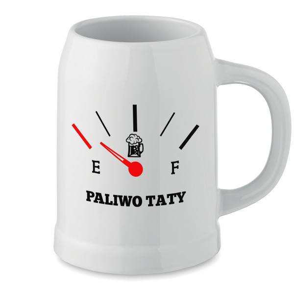 Kubek ceramiczny "Paliwo taty" Kubek ceramiczny "Paliwo taty"