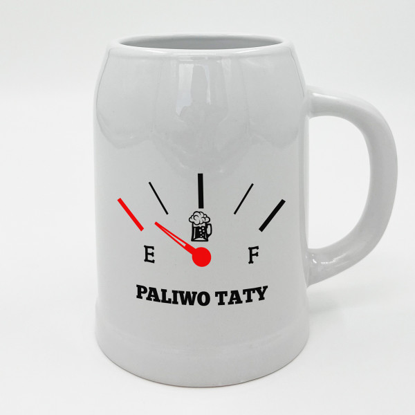 Kubek ceramiczny "Paliwo taty" Kubek ceramiczny "Paliwo taty"