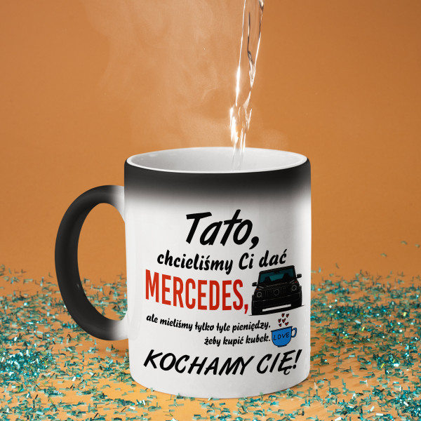 Kubek "Chcieliśmy Ci dać Mercedes"