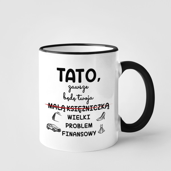 Kubek "Kłopoty finansowe taty"