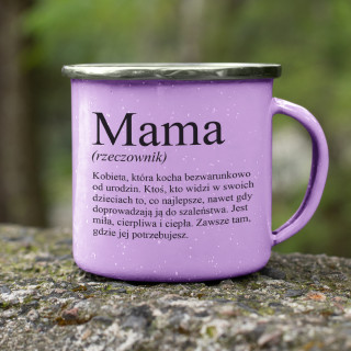 Kubek metalowy "Mama"