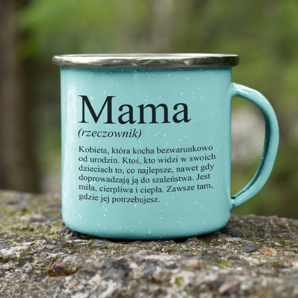 Kubek metalowy "Mama" Kubek metalowy "Mama"