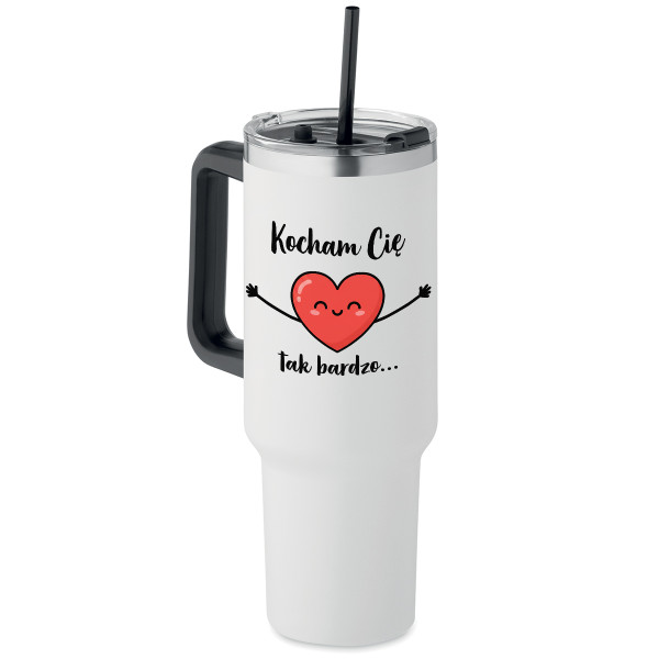 Kubek termiczny XL "Kocham Cię tak bardzo..." (1200ml)