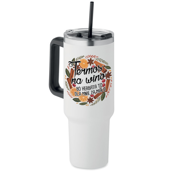 Kubek termiczny XL "Termos na wino" (1200ml)
