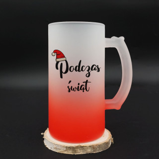 Kufel do piwa "Podczas świąt"