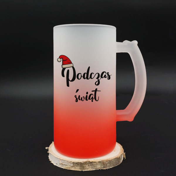 Kufel do piwa "Podczas świąt"