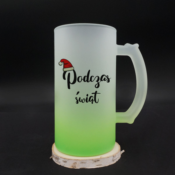 Kufel do piwa "Podczas świąt"