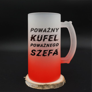 Kufel "Poważny kufel poważnego szefa"