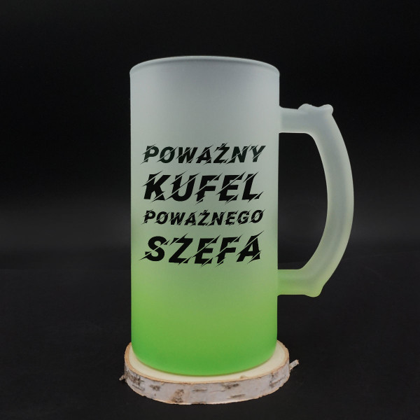 Kufel "Poważny kufel poważnego szefa"