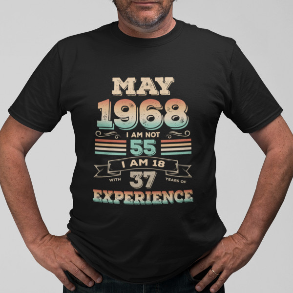 Koszulka "Experience" z wybraną przez Ciebie datą