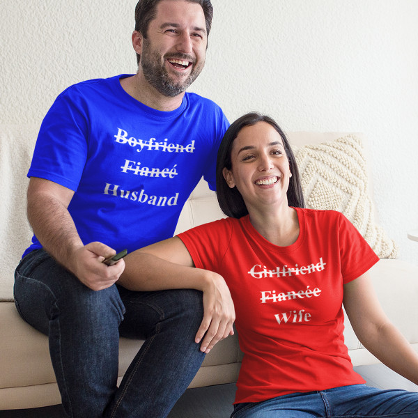 Zestaw koszulek "Wife and husband"