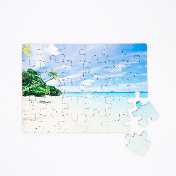 Drewniane puzzle "Moment" z wybranym przez Ciebie zdjęciem (25x17cm)