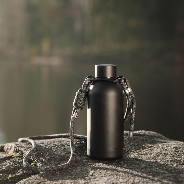 Metalowa butelka termiczna "VINGA Parks" z wygrawerowanym tekstem (400ml)