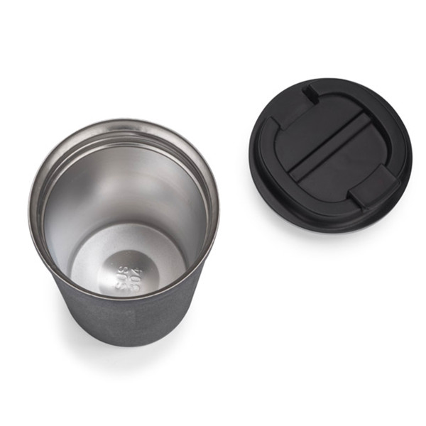 Metalowy kubek termiczny „COLPO” z ognistą kozą (400 ml)