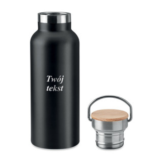 Metalowa butelka na wodę "HELSINKI" z wygrawerowanym napisem (500ml) Metalowa butelka na wodę "HELSINKI" z wygrawerowanym napisem (500ml)