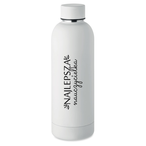 Metalowa butelka termiczna "ATHENA - Najlepsza nauczycielka" (500ml)