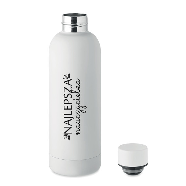Metalowa butelka termiczna "ATHENA - Najlepsza nauczycielka" (500ml)