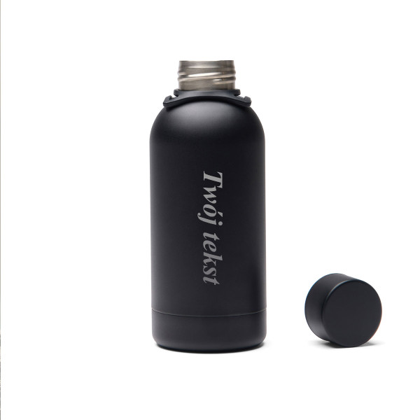 Metalowa butelka termiczna "VINGA Parks" z wygrawerowanym tekstem (400ml)
