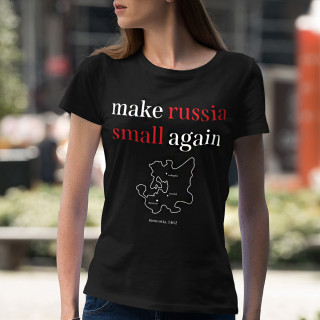 Koszulka damska "Make Russia small again"