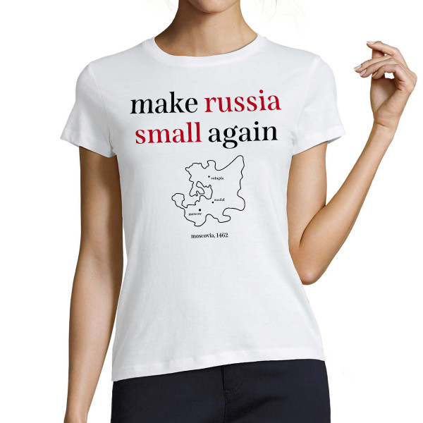 Koszulka damska "Make Russia small again"