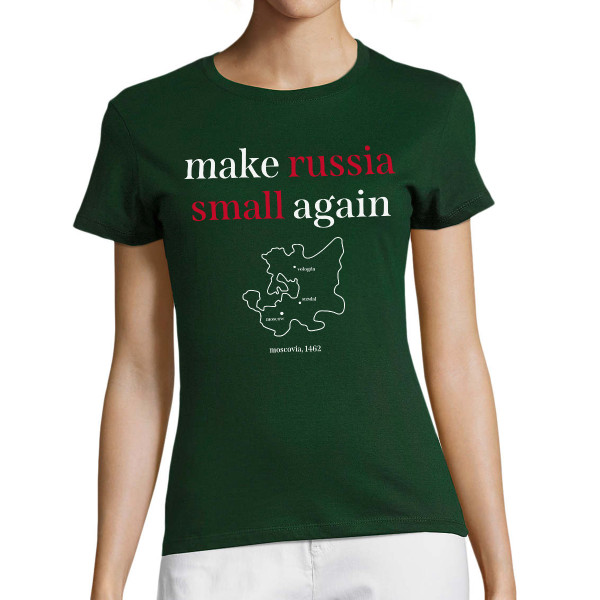 Koszulka damska "Make Russia small again"