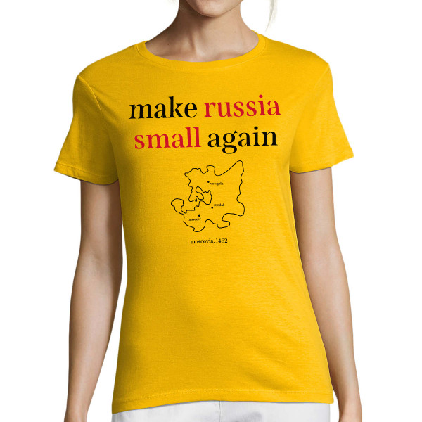 Koszulka damska "Make Russia small again"