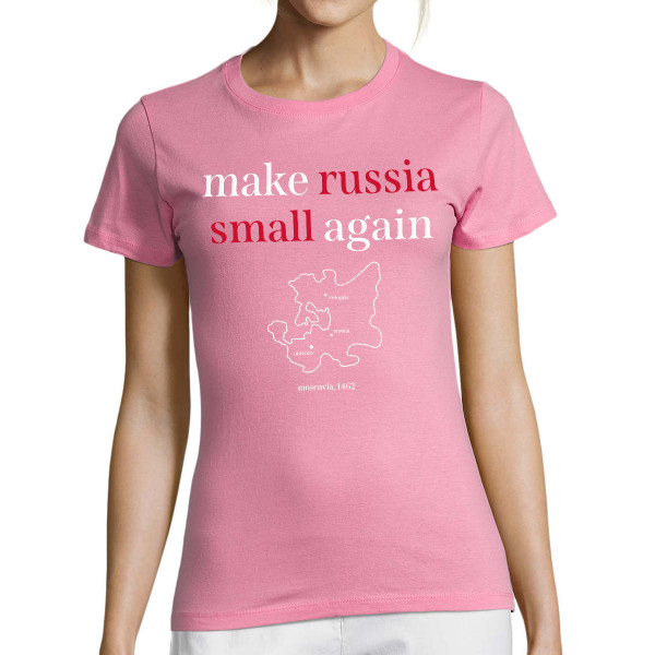 Koszulka damska "Make Russia small again"