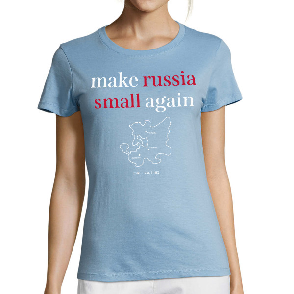 Koszulka damska "Make Russia small again"