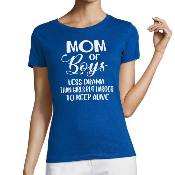 Koszulka damska "Mom of boys"