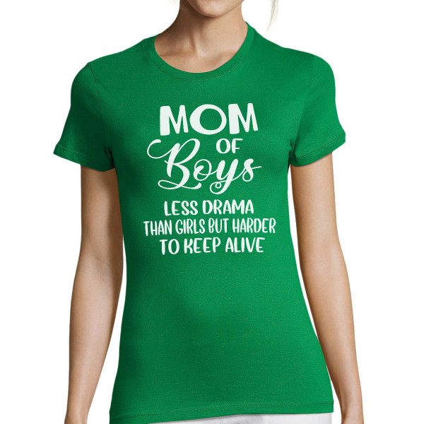 Koszulka damska "Mom of boys"