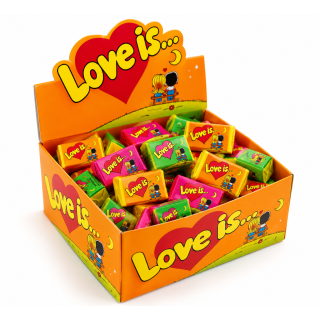 Guma do żucia „LOVE IS...“ (różne smaki), 1 szt. Guma do żucia „LOVE IS...“ (różne smaki), 1 szt.