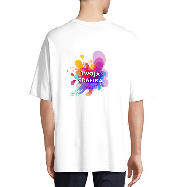 Oversized UNISEX koszulka z Twoim własnym projektem