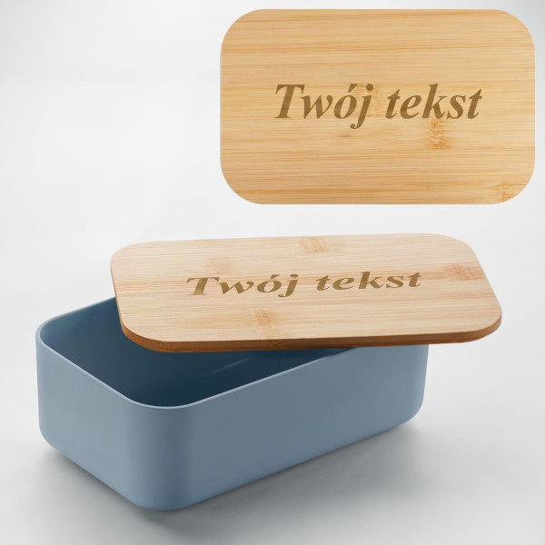 Pudełko na lunch "BEIBABOX" z wybranym przez Ciebie napisem