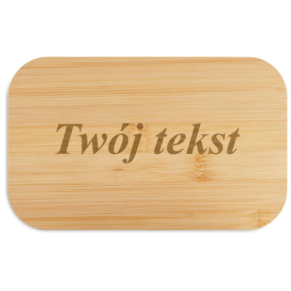 Pudełko na lunch "BEIBABOX" z wybranym przez Ciebie napisem