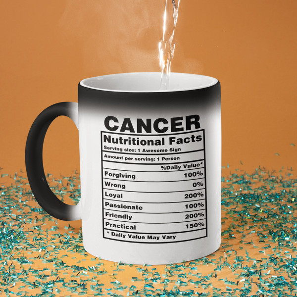 Kubek "Cancer Nutrition Facts"