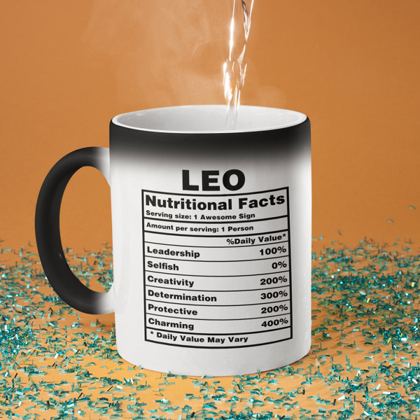 Kubek "Leo Nutrition Facts"