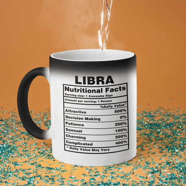 Kubek "Libra Nutrition Facts"