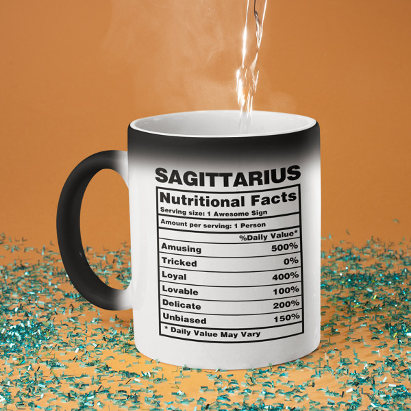 Kubek "Sagittarius Nutrition Facts"
