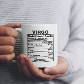 Kubek "Virgo Nutrition Facts"