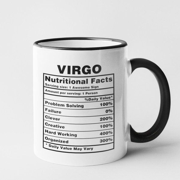 Kubek "Virgo Nutrition Facts"