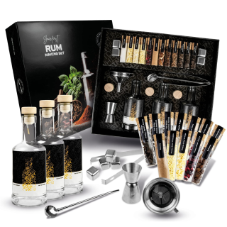 Zestaw do robienia rumu z przyprawami i akcesoriami do koktajli Zestaw do robienia rumu z przyprawami i akcesoriami do koktajli