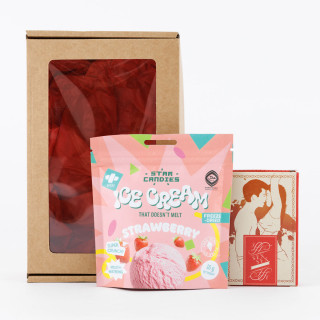 Zestaw upominkowy "Strawberry sex"