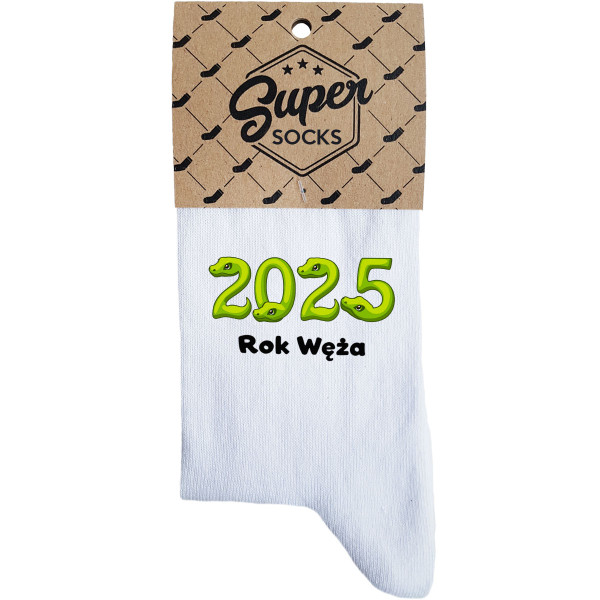 Skarpety damskie "2025 - Rok Węża"