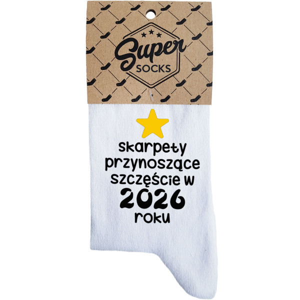Skarpety damskie "Skarpety przynoszące szczęście w 2026 roku" Skarpety damskie "Skarpety przynoszące szczęście w 2026 roku"