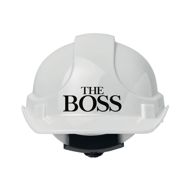 Kask budowlany "The boss"