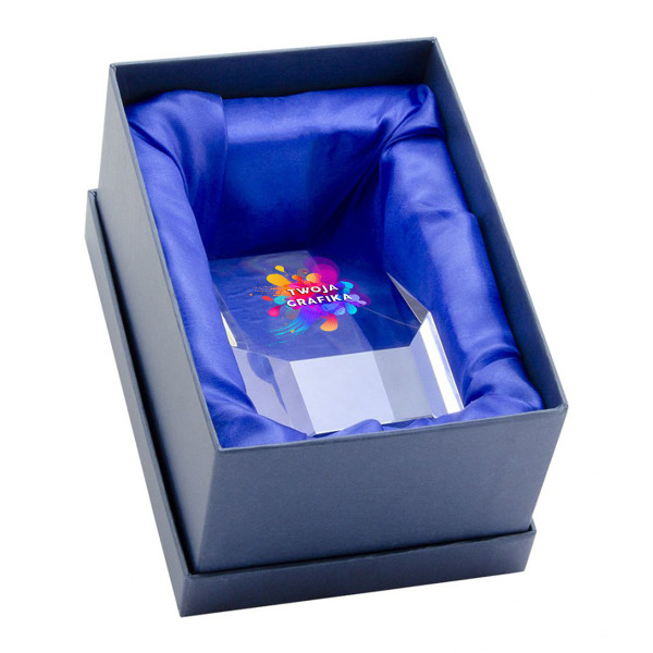 Szklane trofeum w pudełku prezentowym "CRISTALLO" z Twoim designem Szklane trofeum w pudełku prezentowym "CRISTALLO" z Twoim designem