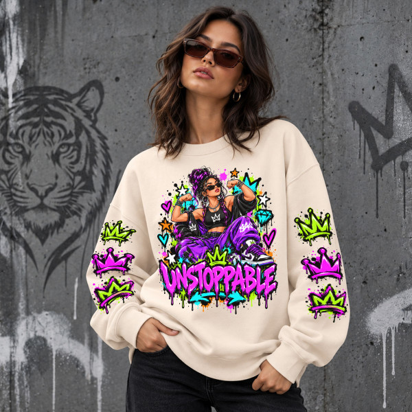 Unisexowa bluza w pastelowych kolorach "Unstoppable"