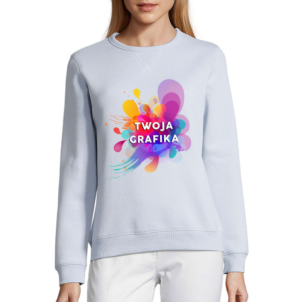 UNISEX pastelowa bluza "Sully" z Twoim własnym wzorem