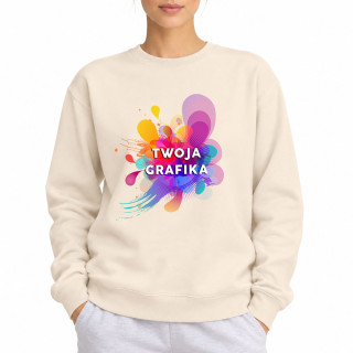 UNISEX pastelowa bluza z Twoim własnym wzorem UNISEX pastelowa bluza z Twoim własnym wzorem